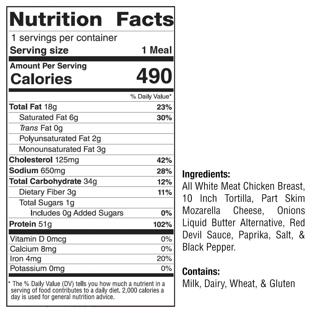 Buffalo Chicken Quesadilla - Image 2