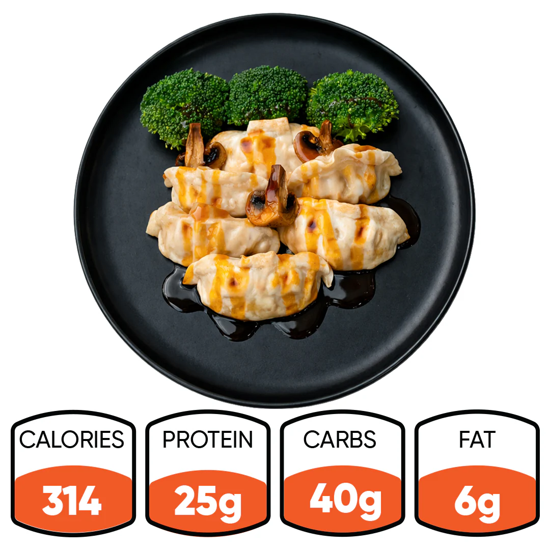 Chicken Mushroom Pot Stickers
