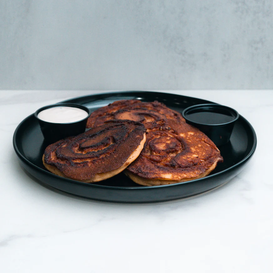 Cinnamon Roll Pancakes - Image 4