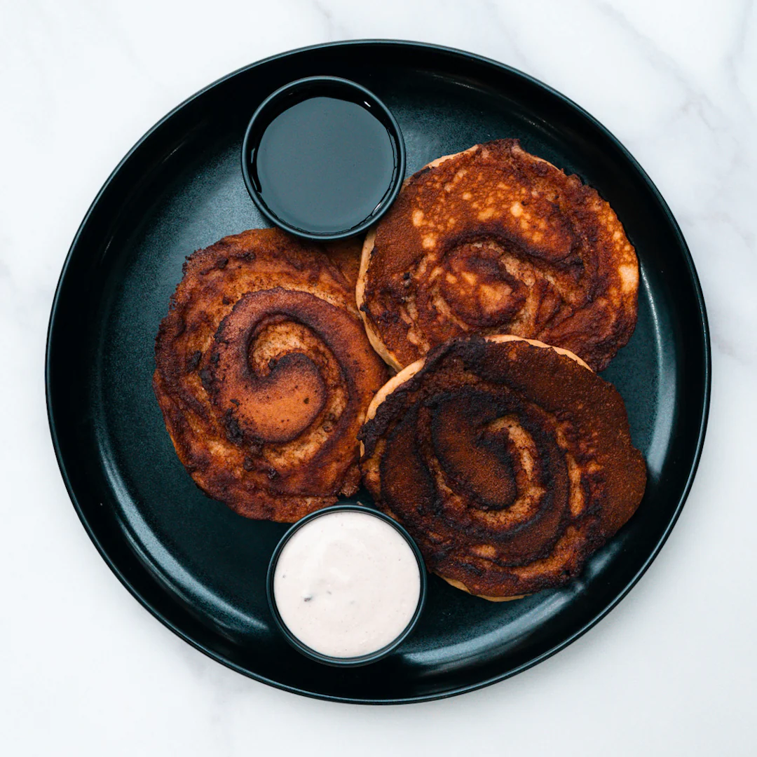 Cinnamon Roll Pancakes - Image 6