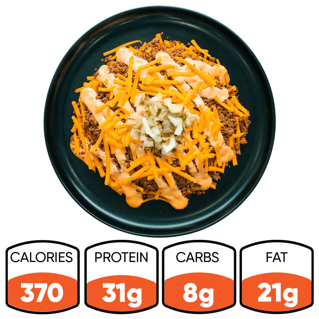 Low Carb Keto Cheeseburger Bowl